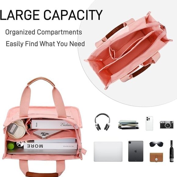 Lightweight Eco-Friendly Canvas Tote Bag for Women - Chic Everyday Essentials - Picture 3 of 7